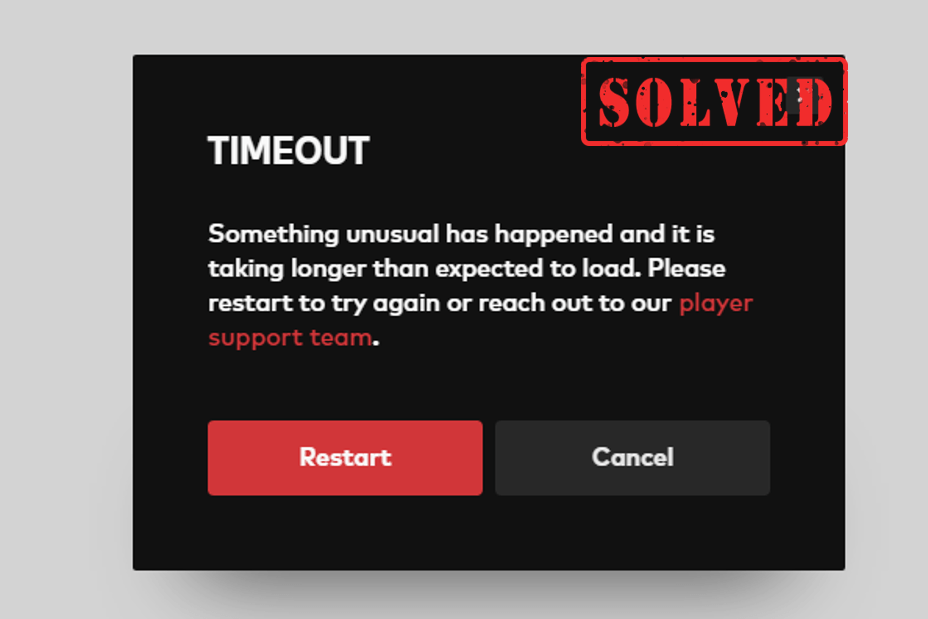 Valorant TIMEOUT error